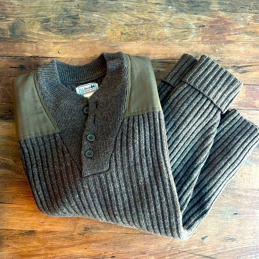 LL Bean Henley Sweater
